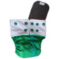 Freesize cloth diaper - Green shades (6kg-17kg) - Day and night usage