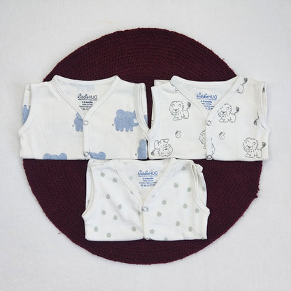 Organic Knitted Cotton Jablas - Pack Of 3 combo-5