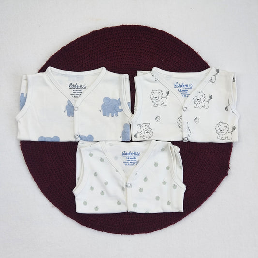 Organic Knitted Cotton Jablas - Pack Of 3 combo-5