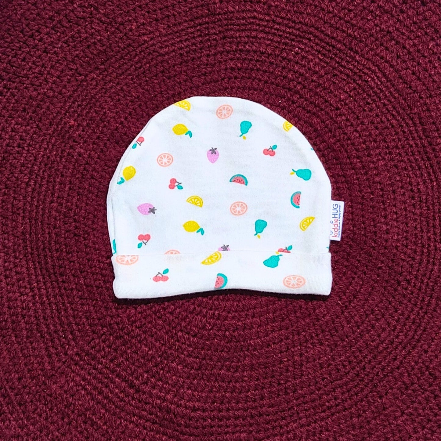 Cotton Cap-Mittens-Booties- Fruity