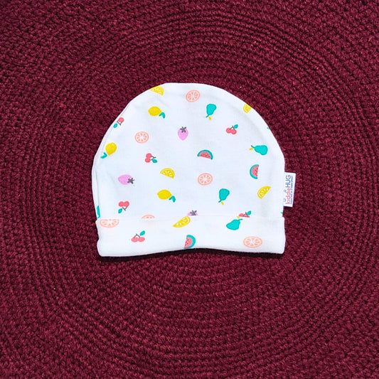Cotton Cap-Mittens-Booties- Fruity