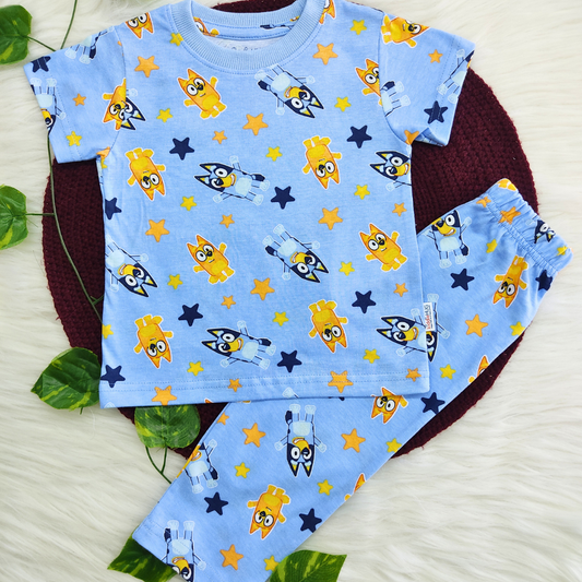 Tee & Pyjama set - Blue Star