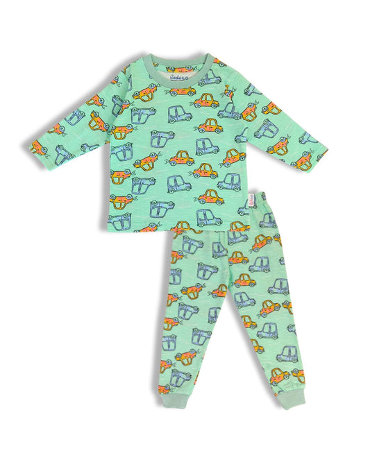 Printed Cotton Pyjama set - Rider
