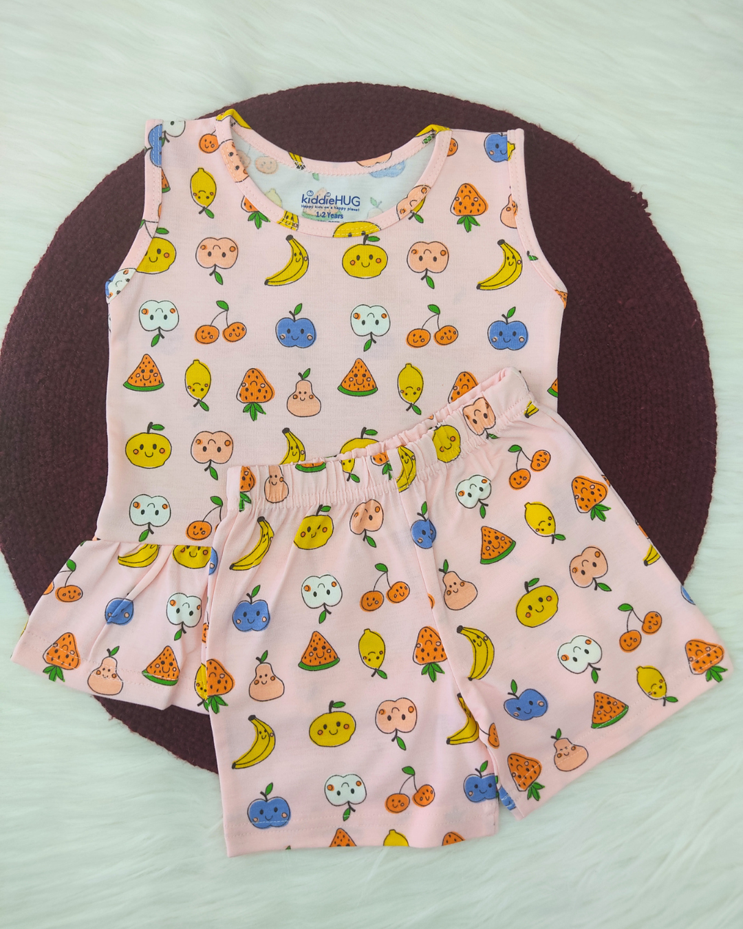 Sleeveless Top & shorts set - Fruity