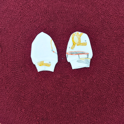 Cotton Cap-Mittens-Booties- Animal Play