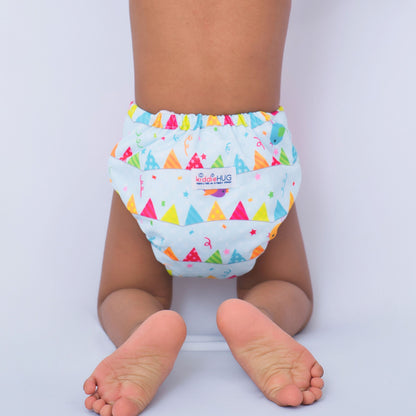 Freesize cloth diaper - Party-on (6kg-17kg) - Day and night usage