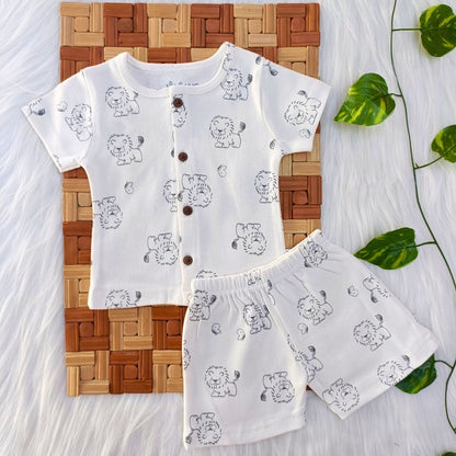 Sleeve Jabla + Shorts set - Lion