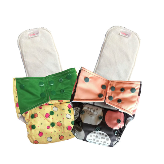 Freesize cloth diaper - Combo 4 (6kg-17kg) - Day and night usage