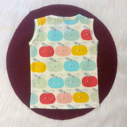 Sleeveless Top & Shorts set - Apples