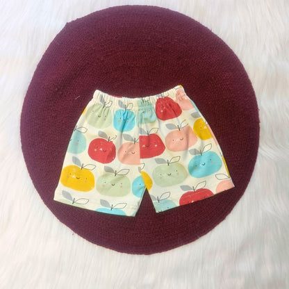 Sleeveless Top & Shorts set - Apples