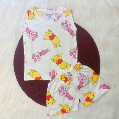 Sleeveless Top & Shorts set - Winnie the pooh