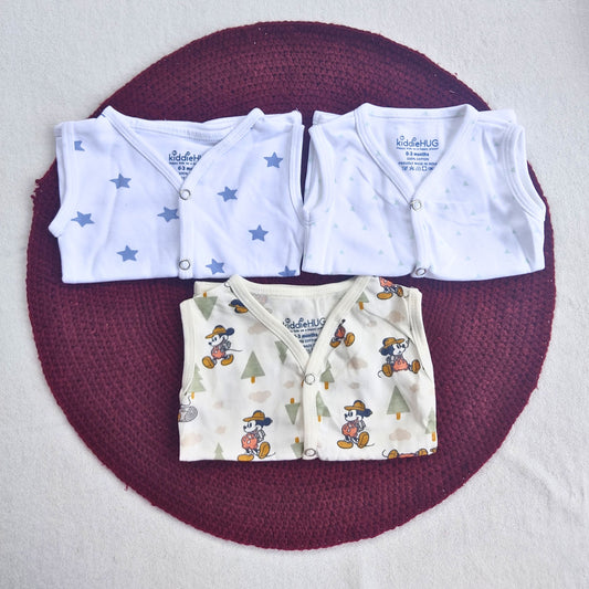 Organic Knitted Cotton Jablas - Pack Of 3 combo-1