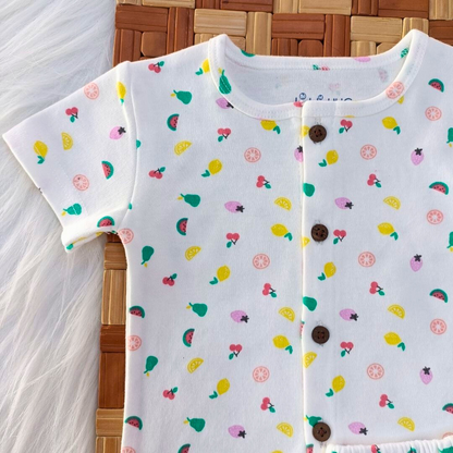 Sleeve Jabla + Shorts set - Fruits