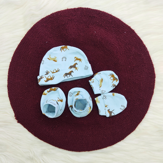Cotton Cap-Mittens-Booties- Hoses