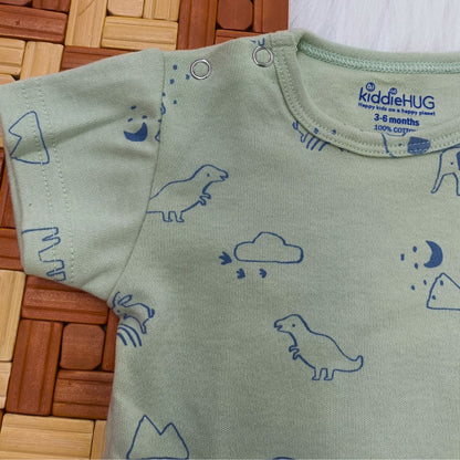 Onesie - Green Animals
