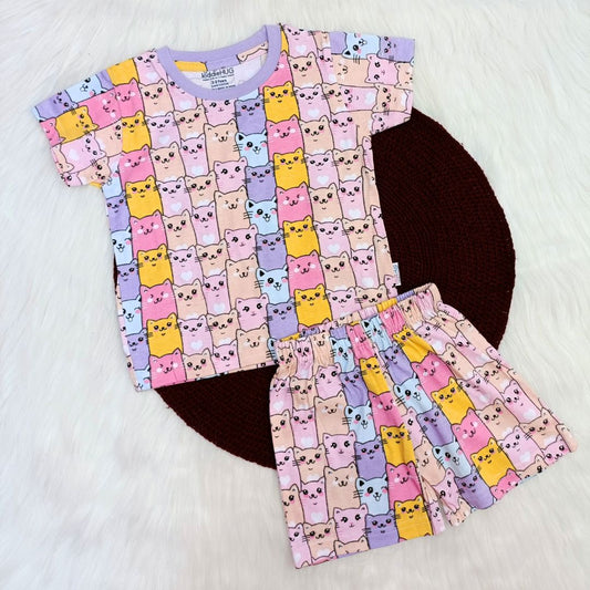 Co-ord set -Cutie cats