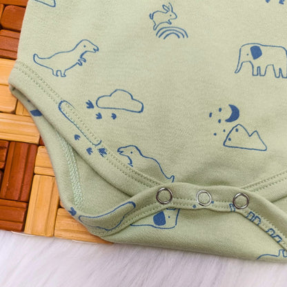 Onesie - Green Animals