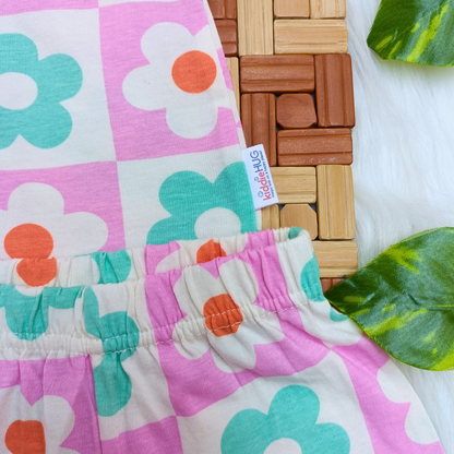 Frill Co-ord set -  Flowers