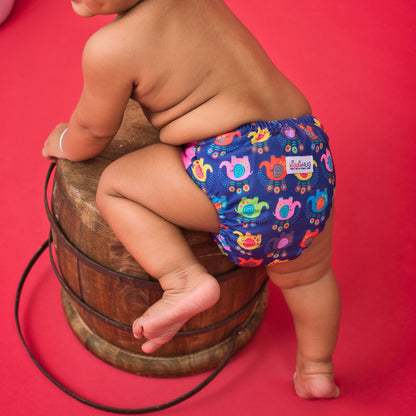 Freesize cloth diaper - Jungle book (6kg-17kg) - Day and night usage