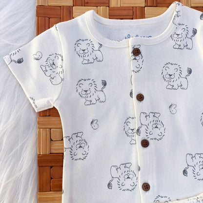Sleeve Jabla + Shorts set - Lion