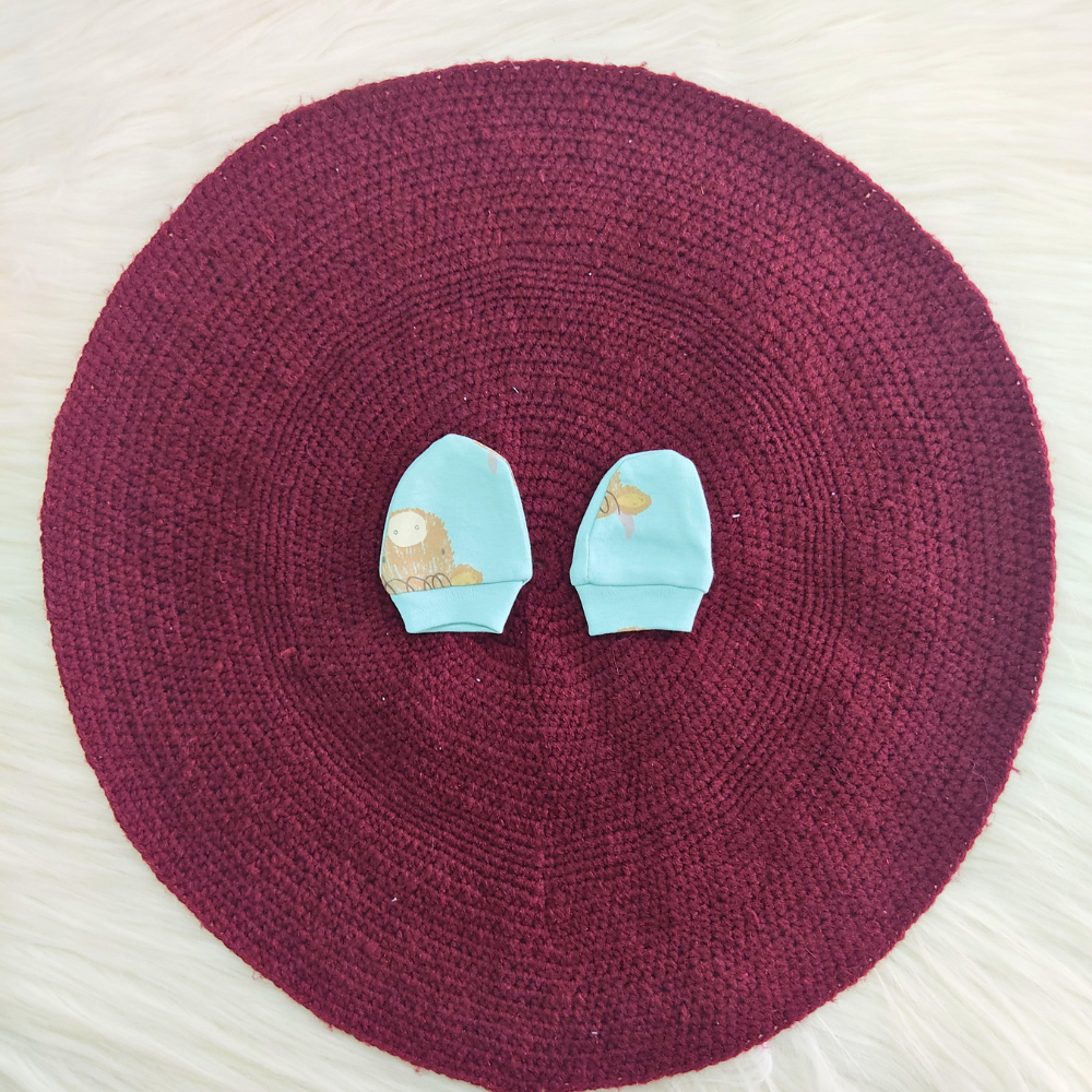 Cotton Cap-Mittens-Booties- Little King