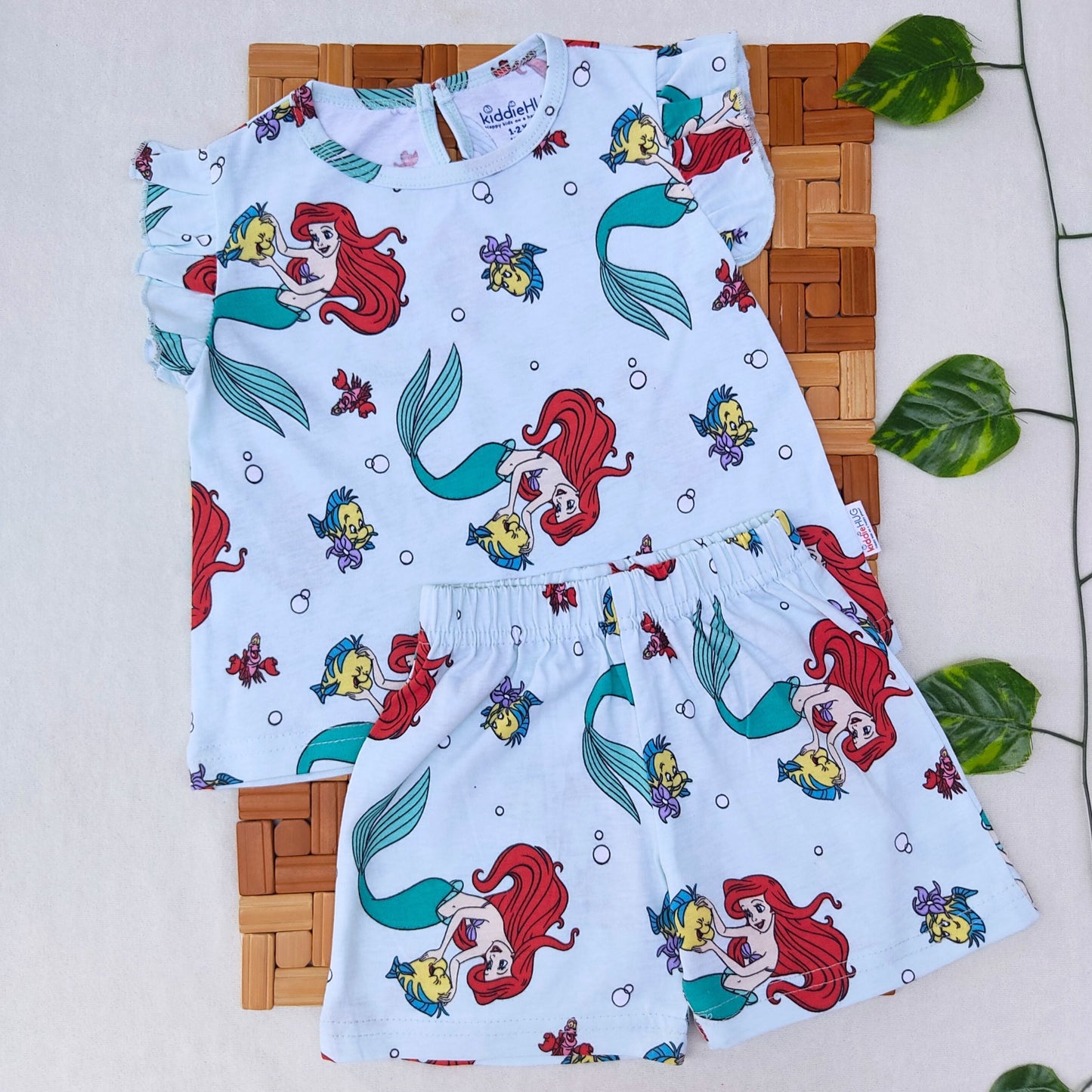 Frill Co-ord set - Aqua Fantacy