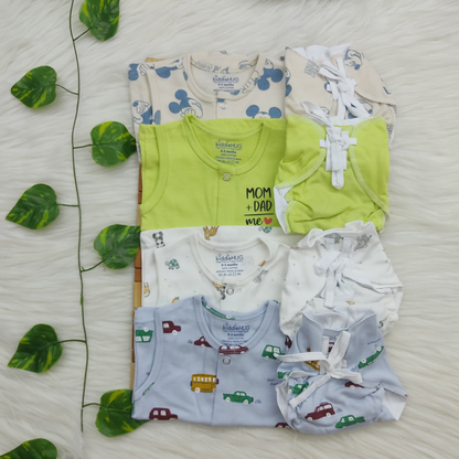 Jabla+Nappy Set Pack of 4 (0-3 months) Combo-14