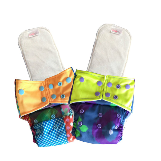Freesize cloth diaper - Combo 7 (6kg-17kg) - Day and night usage