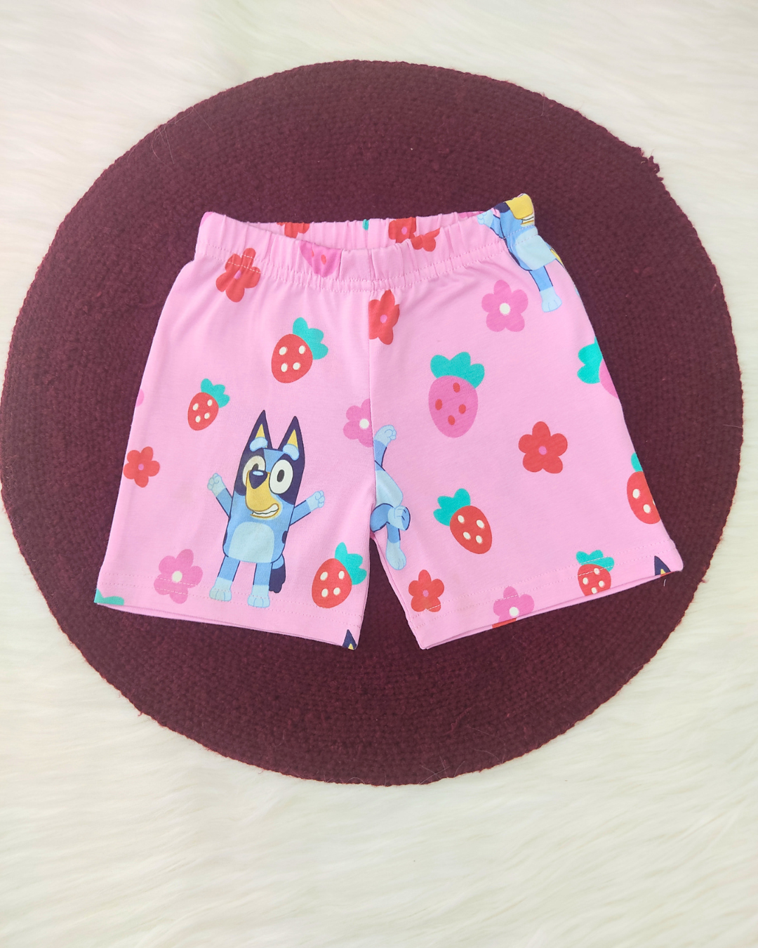 Sleeveless Top & shorts set - Bluey Strawberry