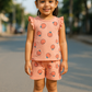 Frill Co-ord set - Peaches
