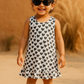 Comfy Frock - B/W Hearts