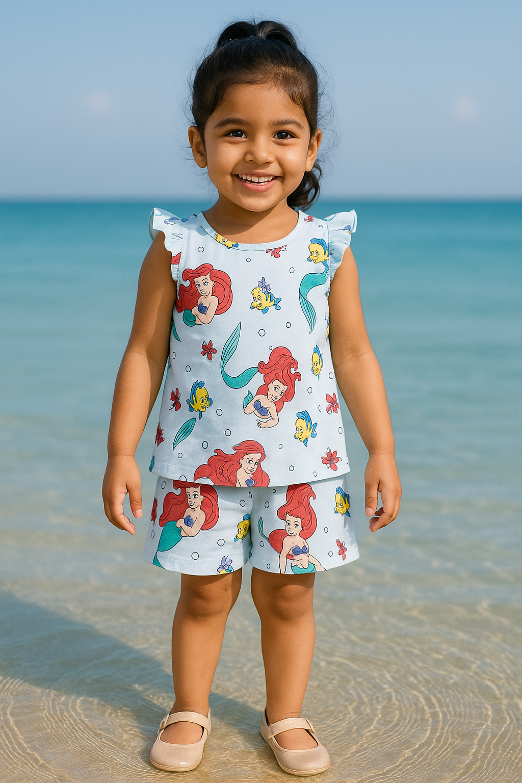 Frill Co-ord set - Aqua Fantacy