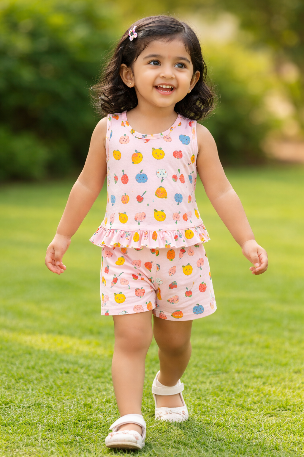 Sleeveless Top & shorts set - Fruity
