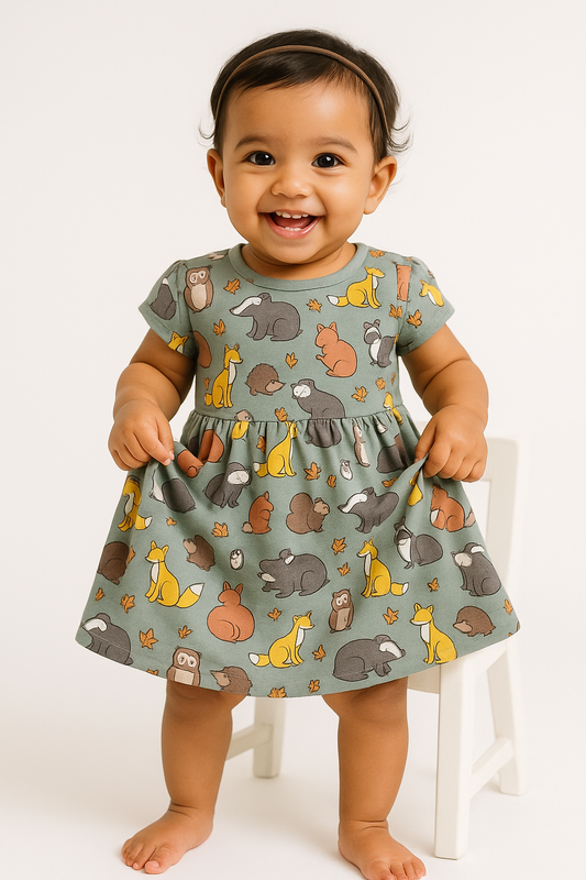 Comfy Frock - Forest Friends
