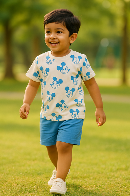 Co-ord set - Blue Mickey