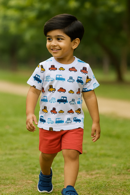 Co-ord set - Red Cars