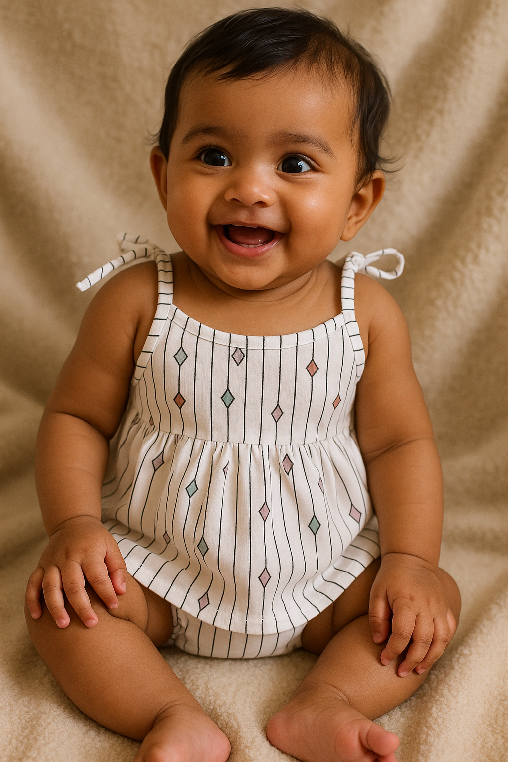 Baby frock-Stripes