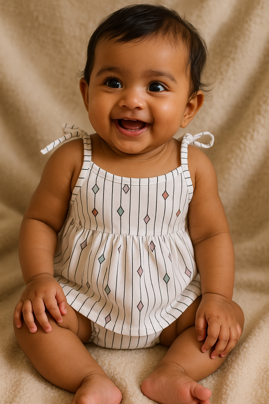 Baby frock-Stripes