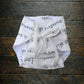 Organic Cotton Padded Nappy - Love