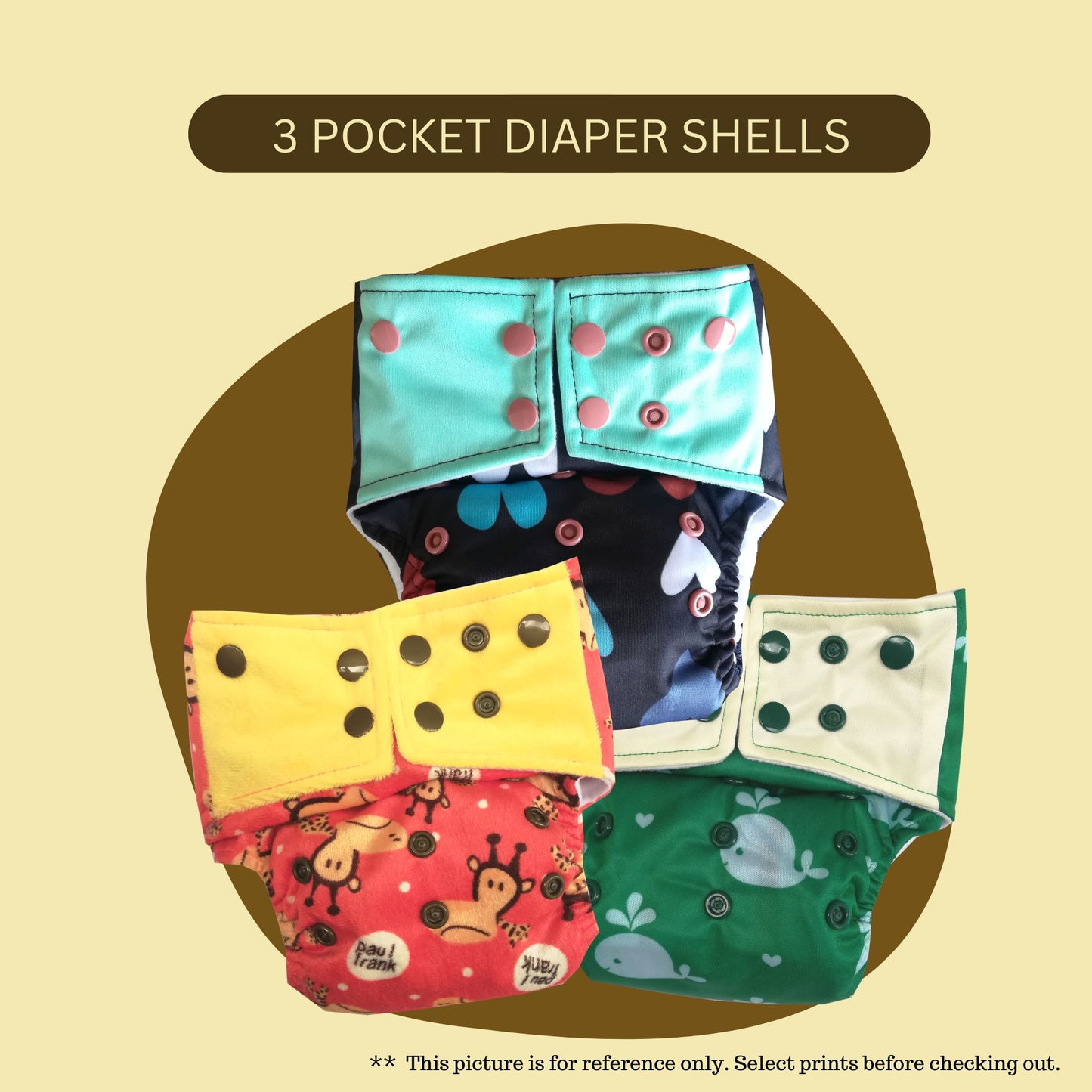 Pocket Diapers - Pack of 3