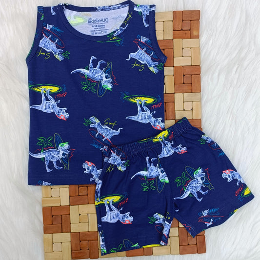 Sleeveless Top & shorts set - Dino Adventure