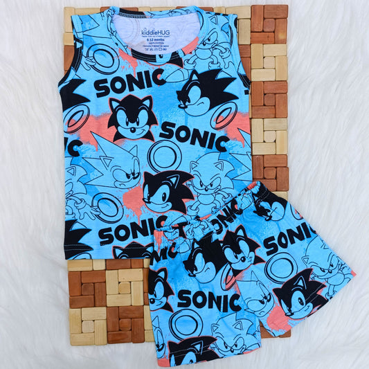 Sleeveless Top & shorts set - Sonic