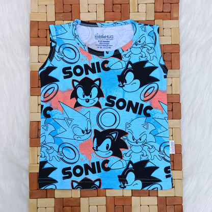 Sleeveless Top & shorts set - Sonic