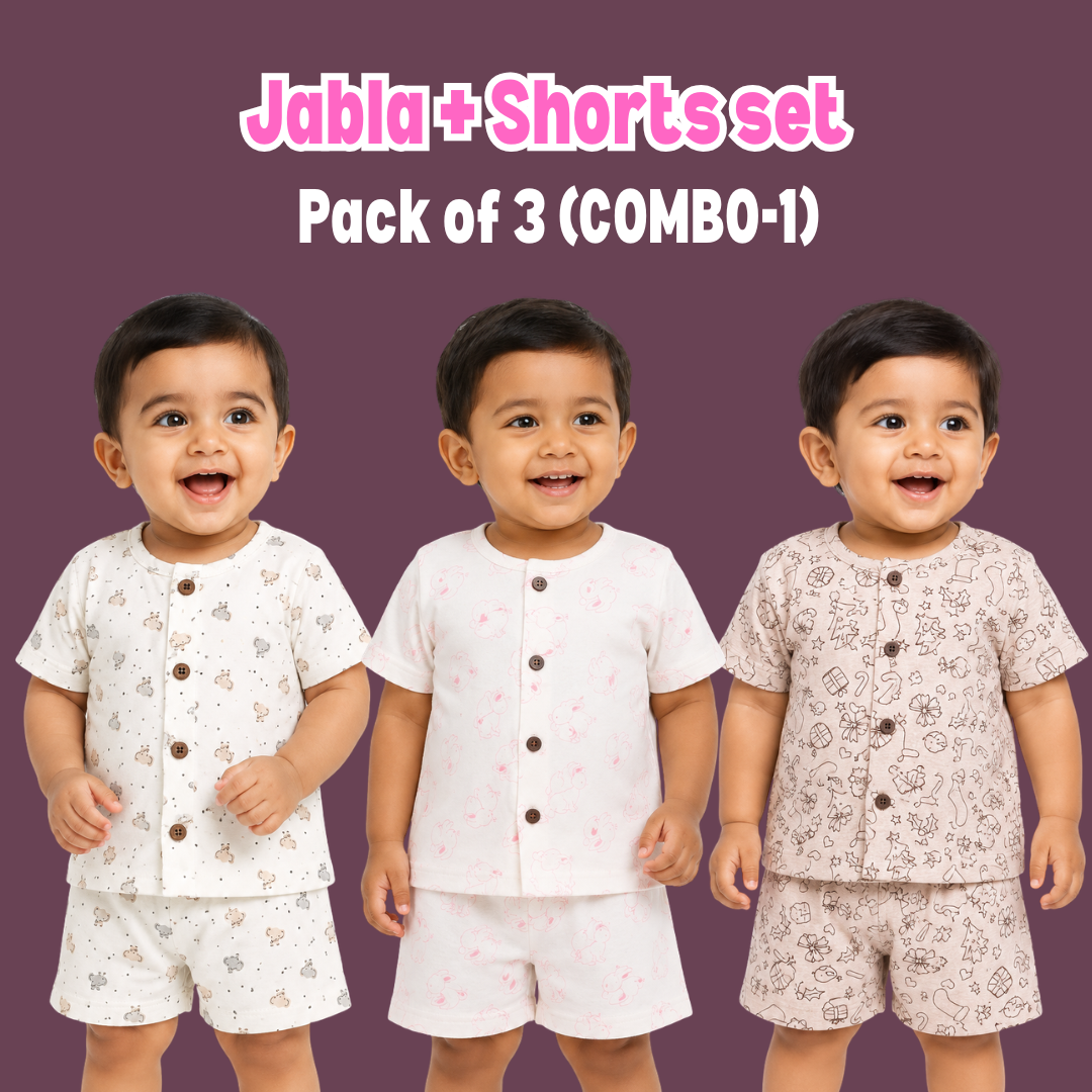 Sleeve Jabla + Shorts set - Combo 1
