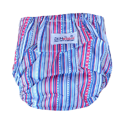Freesize cloth diaper - Stripes  (6kg-17kg) - Day and night usage