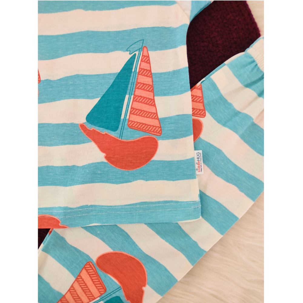 Tee & Pyjama set - Sail Stripe