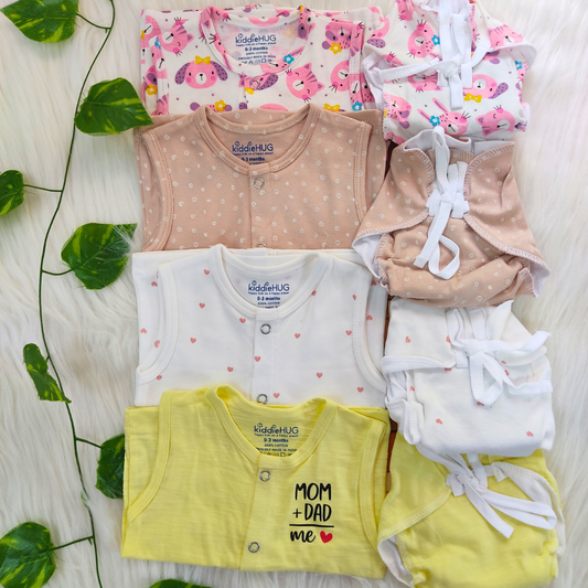 Jabla+Nappy Set Pack of 4 (0-3 months) Combo-3