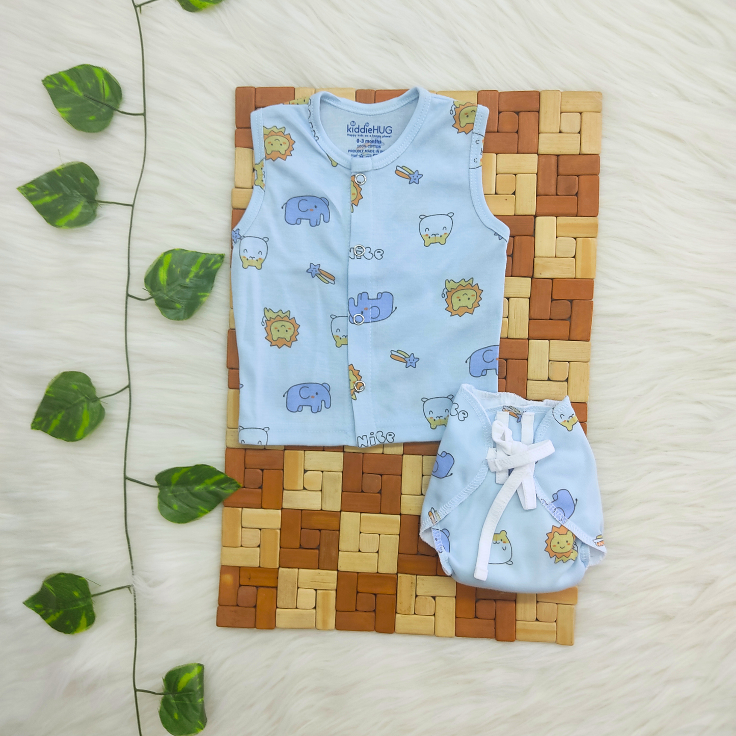 Jabla+Nappy Set Pack of 4 (0-3 months) Combo-10