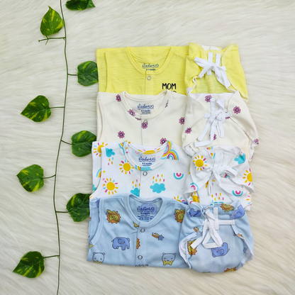 Jabla+Nappy Set Pack of 4 (0-3 months) Combo-10