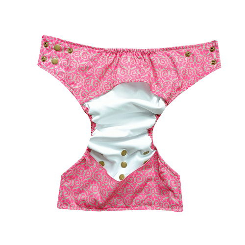 Freesize cloth diaper+Insert  - Curliecue(6kg-17kg) - Day time usage